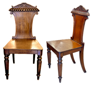 English 19c Mahogany Chairs (PAIR)