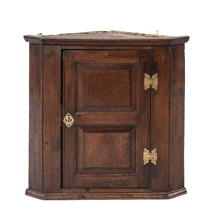 Antique oak deals corner cupboard