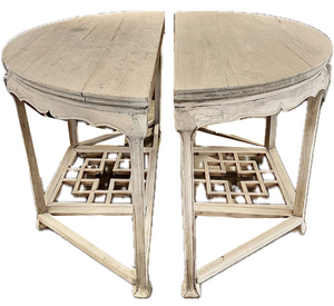 Chinese Demilune Tables