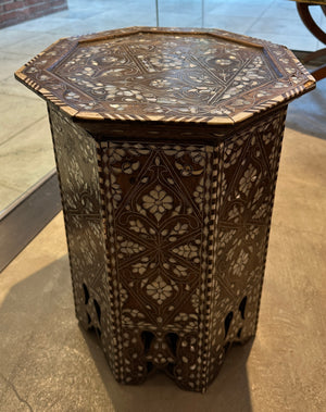 Moroccan Mother of Pearl Table