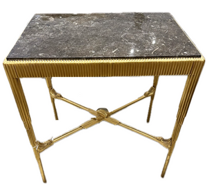 Black Marble Gold Gilded Table