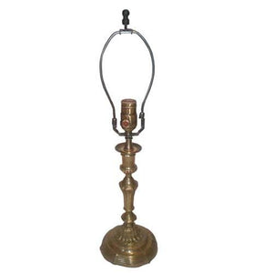 1920s French Candlestick Lamp