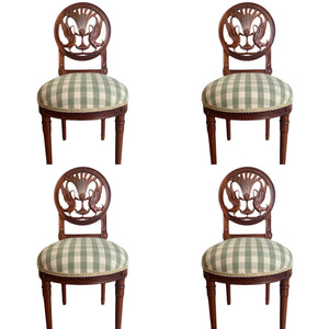 Set of Four Directoire Style Chairs