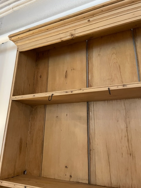 Large country pine cupboard