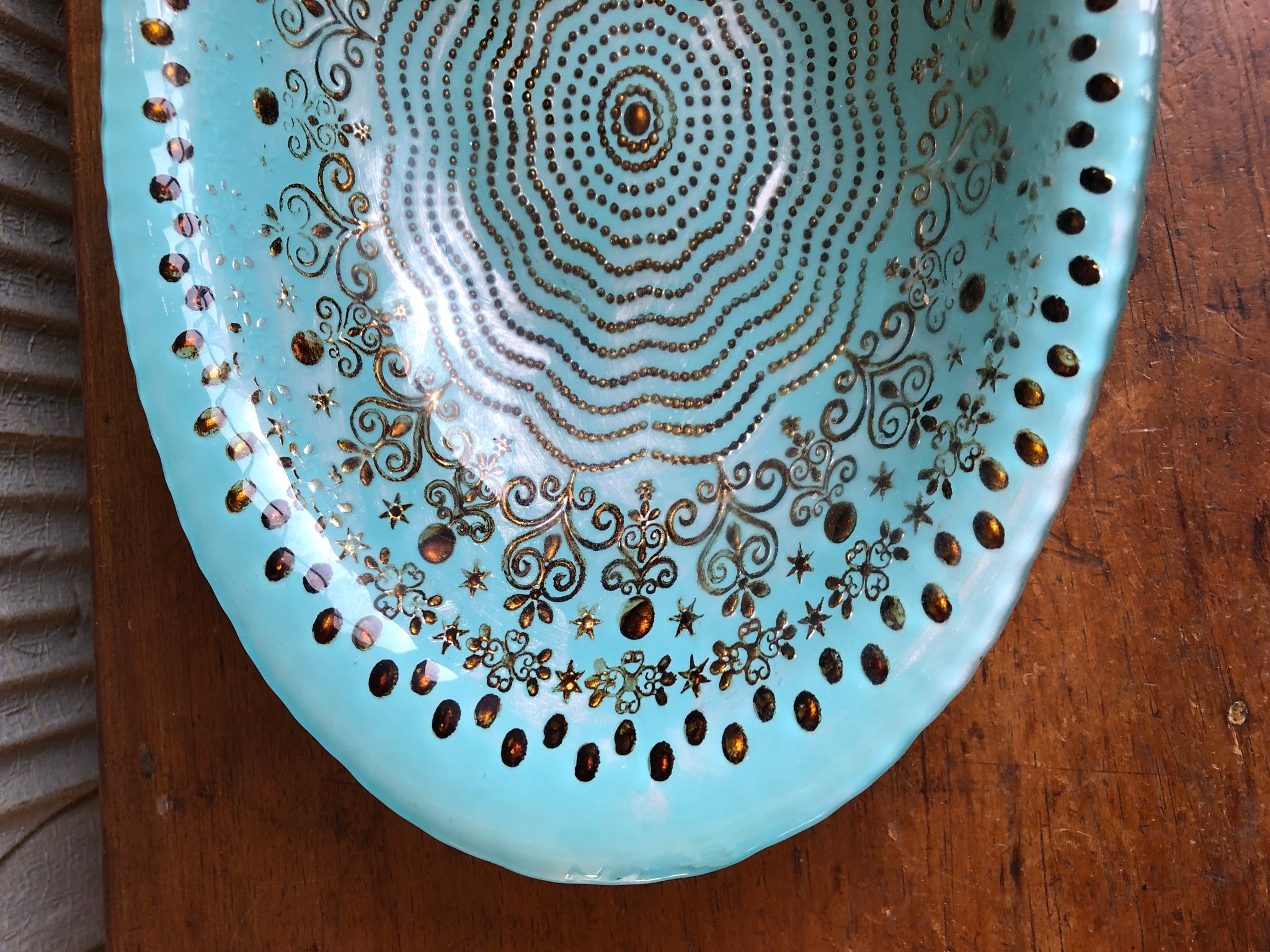 Contemporary Glass Dish