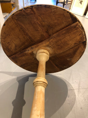 Antique Pine Pedestal Table