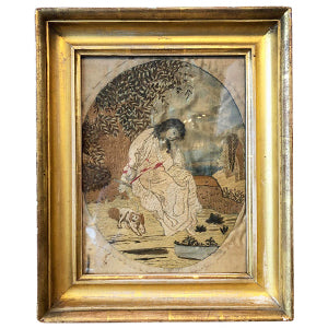 18th/ Early 19th C. Silk Needlepoint