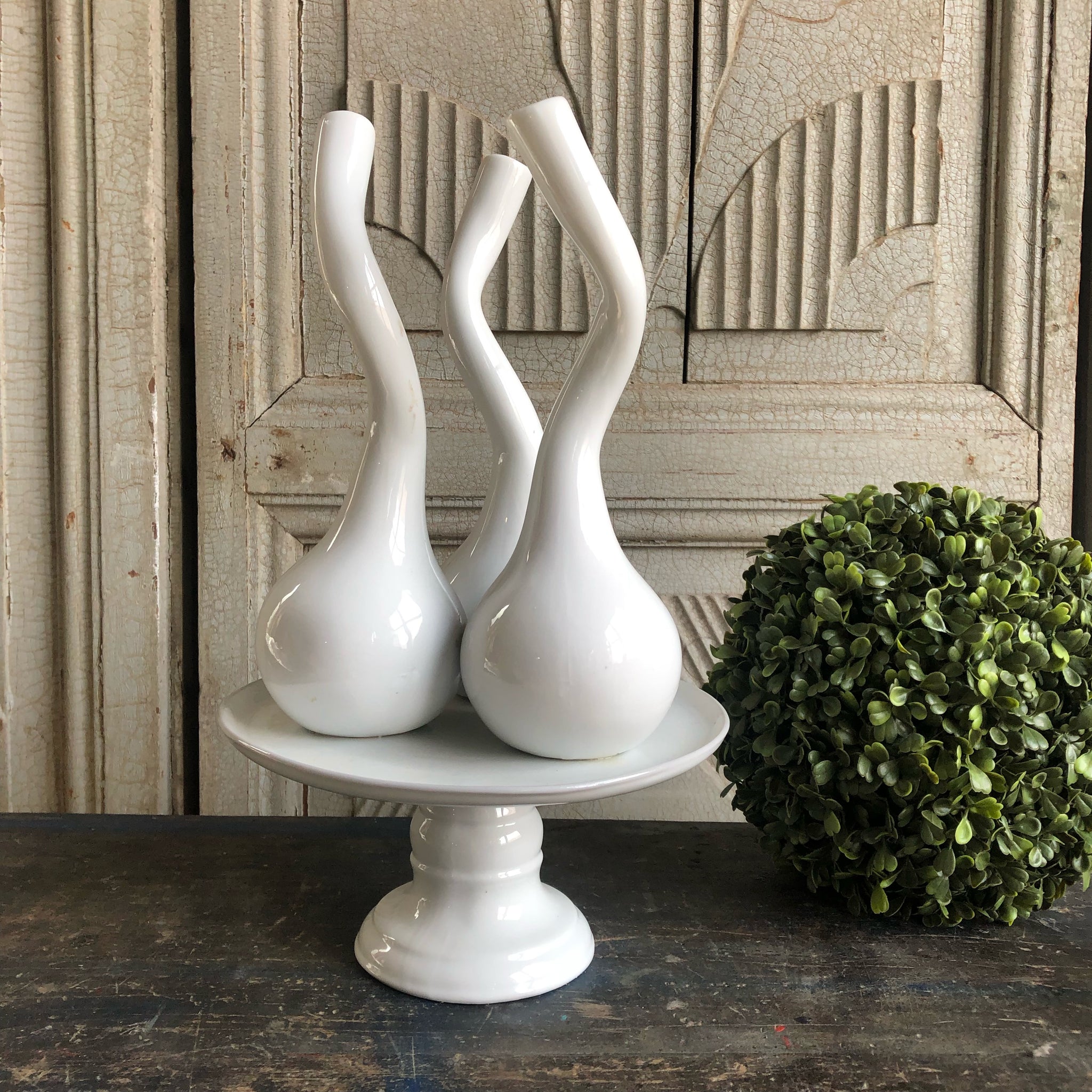 Porcelain Snake Vase