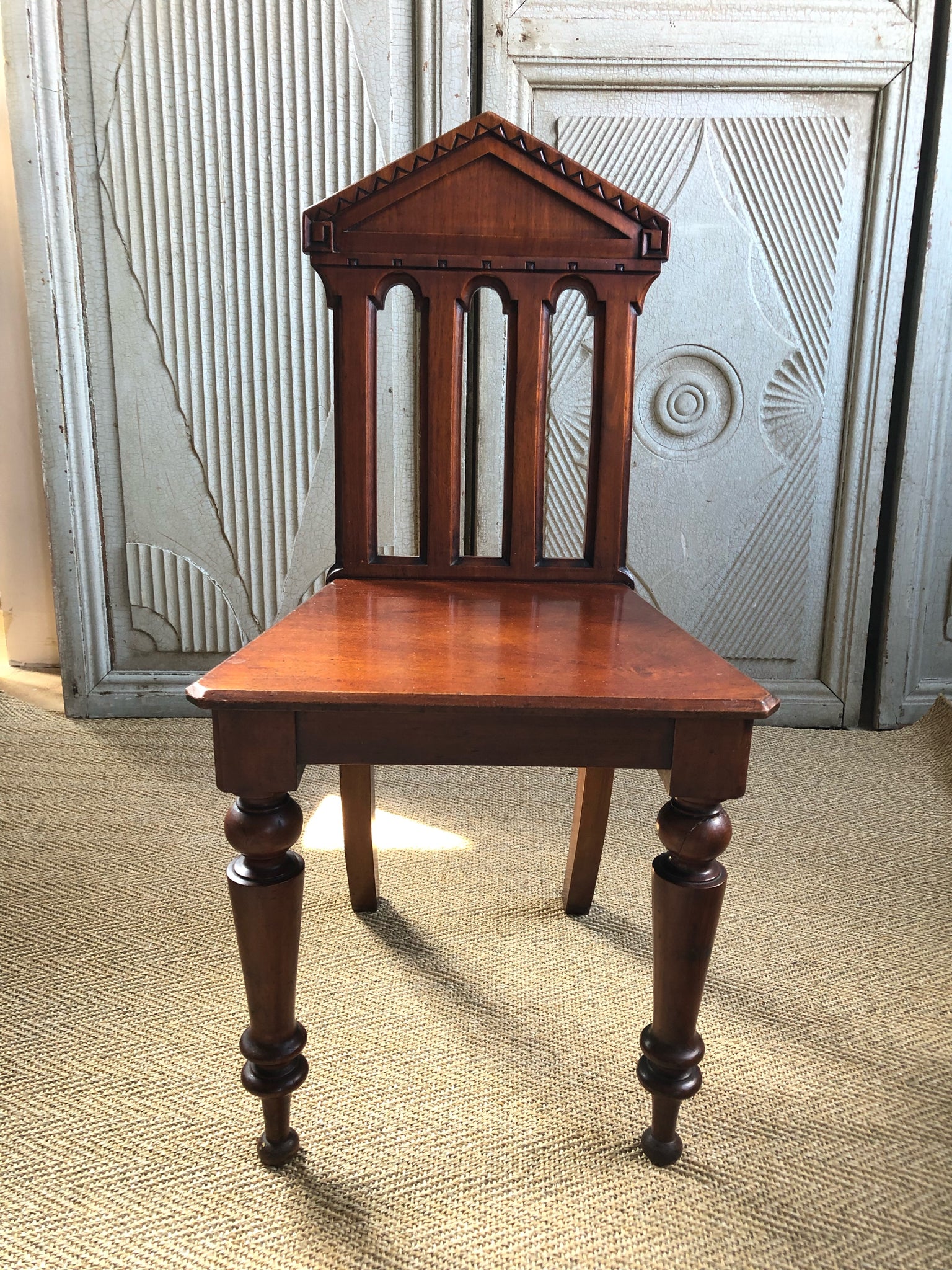 19th C. English Regency Hall Chair