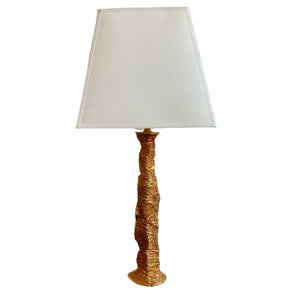 Gilded "Yarn" Lamp