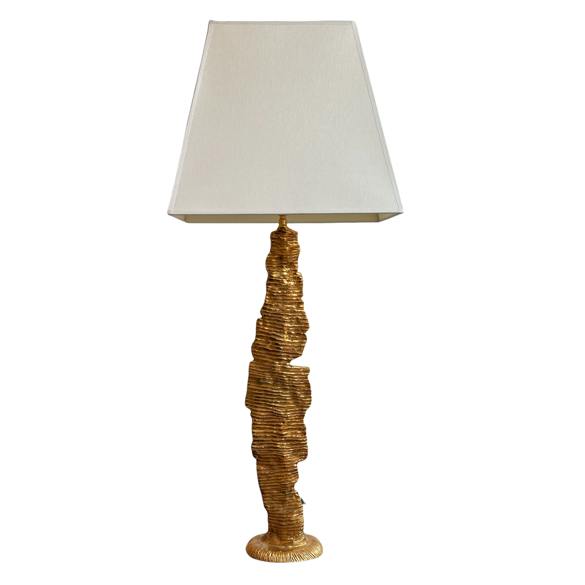 Large Gilded Zion Lamp