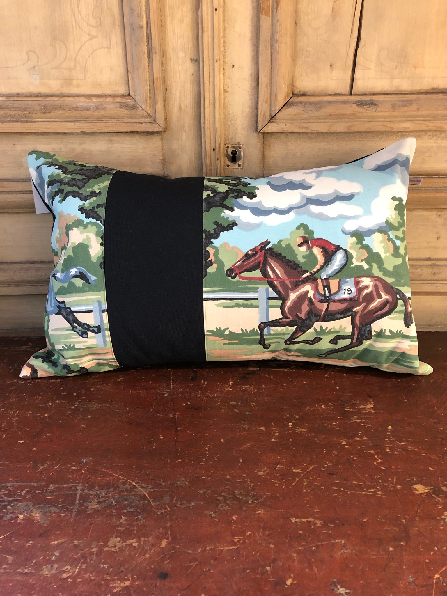Equestrian Racing Pillow
