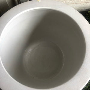 White Ceramic Planter