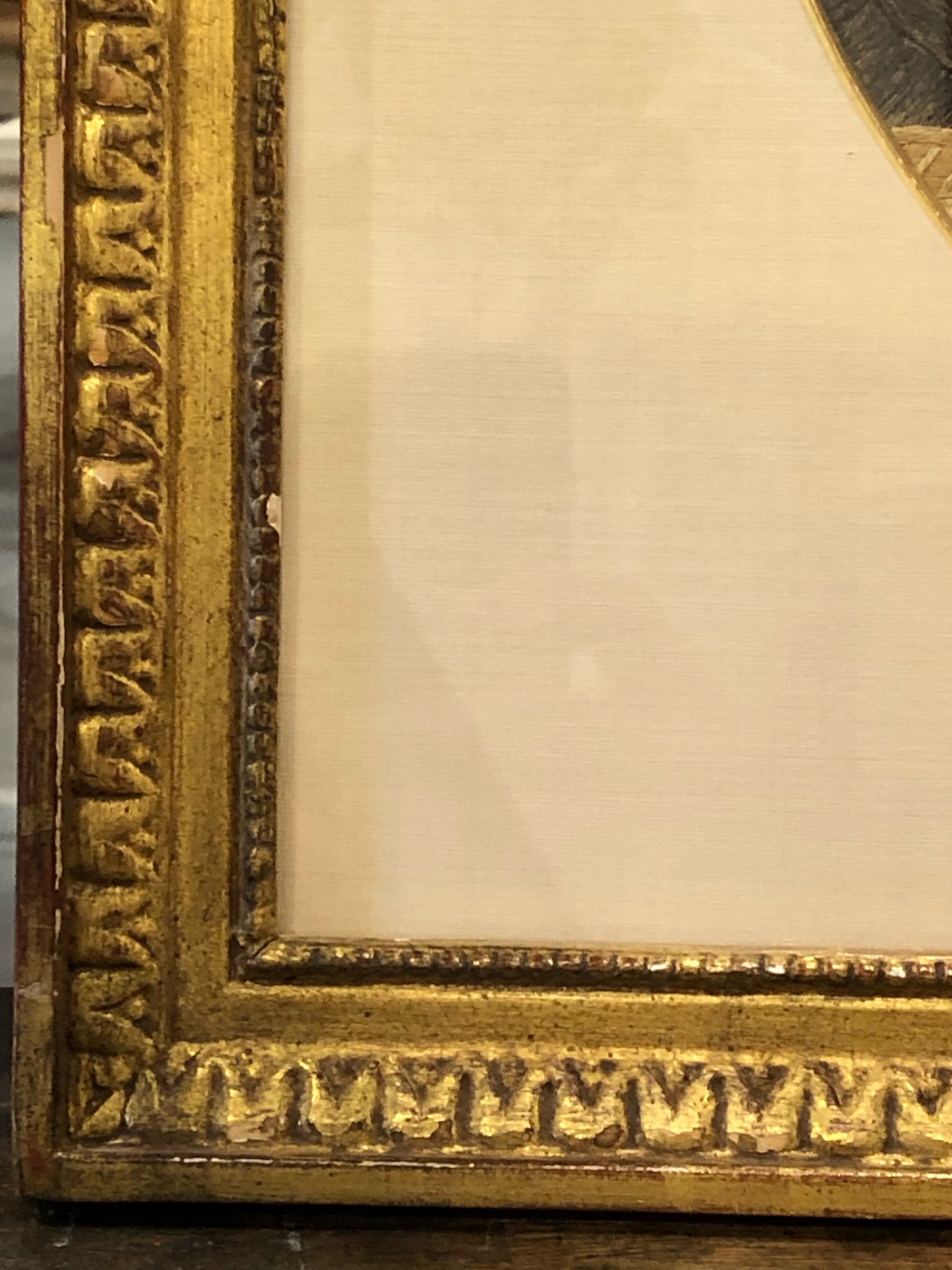 18th C. Embroidery on Silk