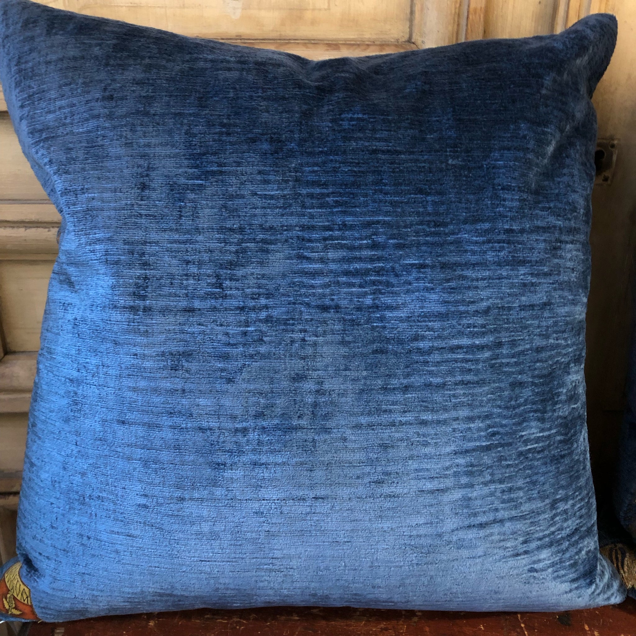 Venetian Pillows in Blue and Gold
