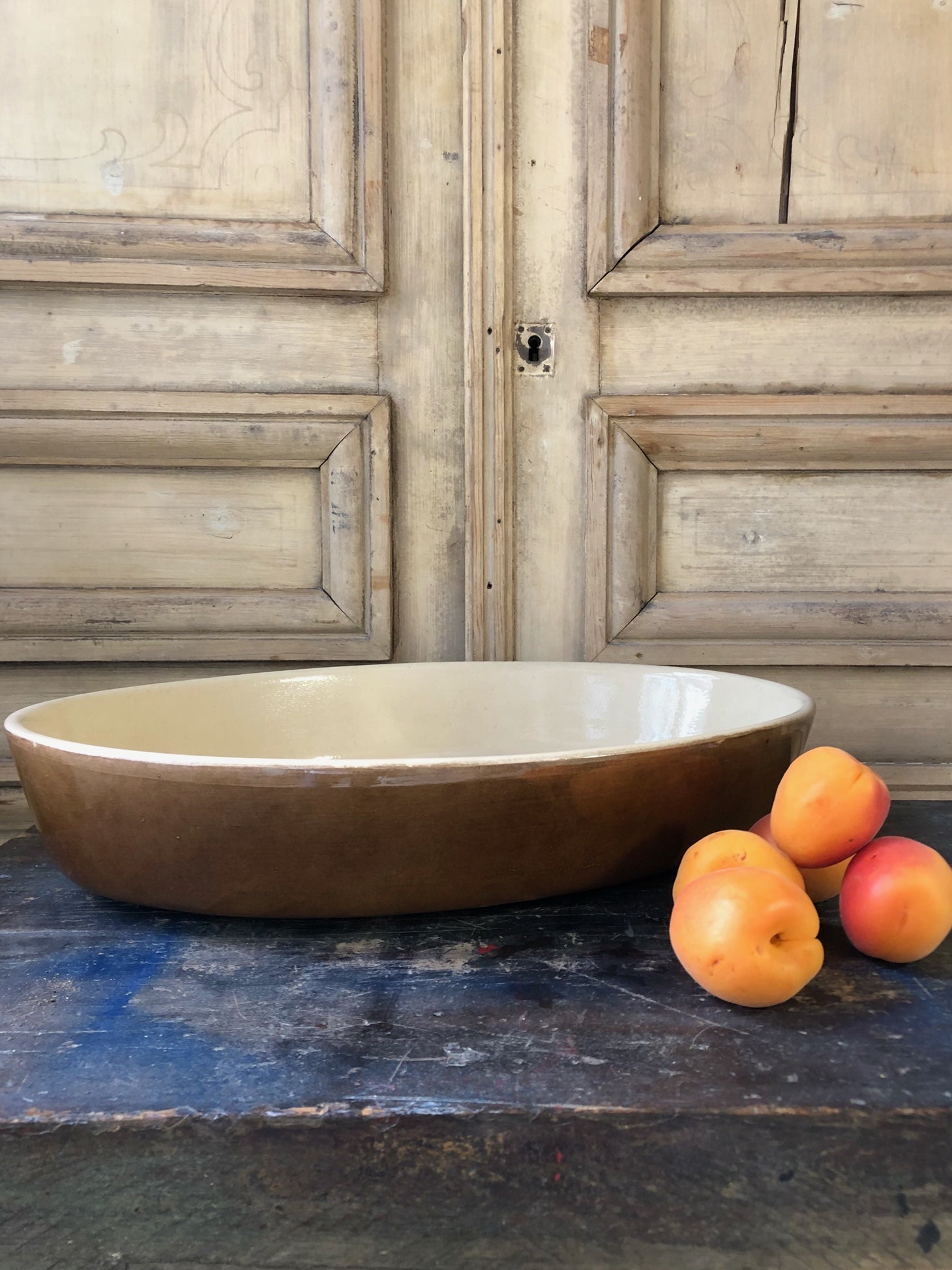Vintage Earthenware Roasting Dish
